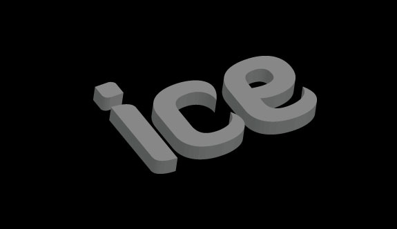 Create a Slick 3D Ice Text Effect with photoshop - Black Background
