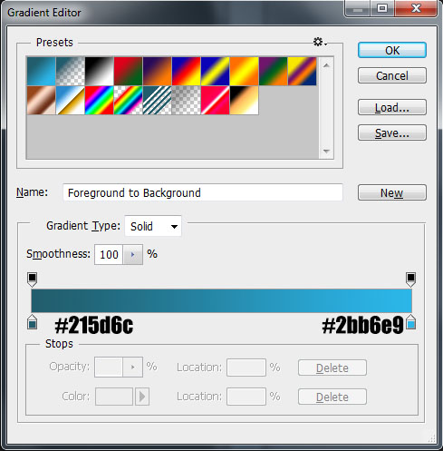 Create an abstract background like Windows