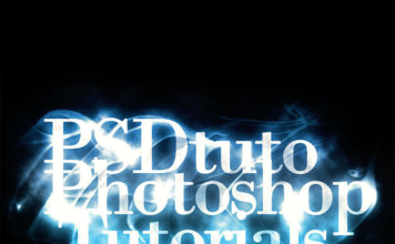 create a smoky text effect in photoshop