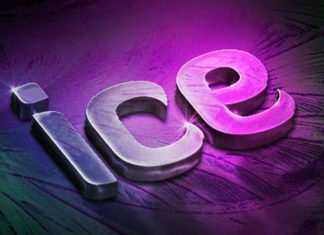 Create a Slick 3D Ice Text Effect with photoshop